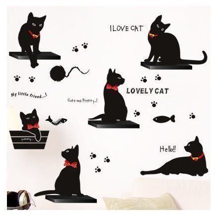 Foto & Immagini: Wandtattoo Katze - – Nuovo e nell'imballaggio originale da Ibach venduto da fantasyfashion