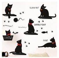 Wandtattoo Katze -