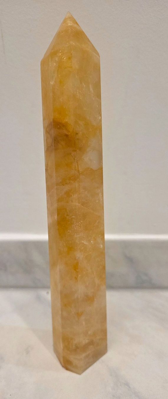 Minerali & Pietre curative: Golden Healer Obelisk 620g – Nuovo e nell'imballaggio originale da Matzingen venduto da Shay_Crystalz 1