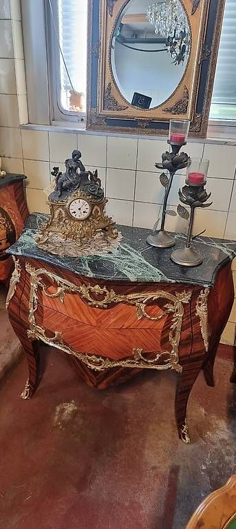 Commodes: Prunk Kommode, Bronze und Marmor, Barock – D'occasion à Kaufdorf par Nati-Nati 2