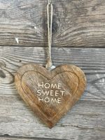 Holzherz/Home sweet Home/zum Hängen/Neu/OVP