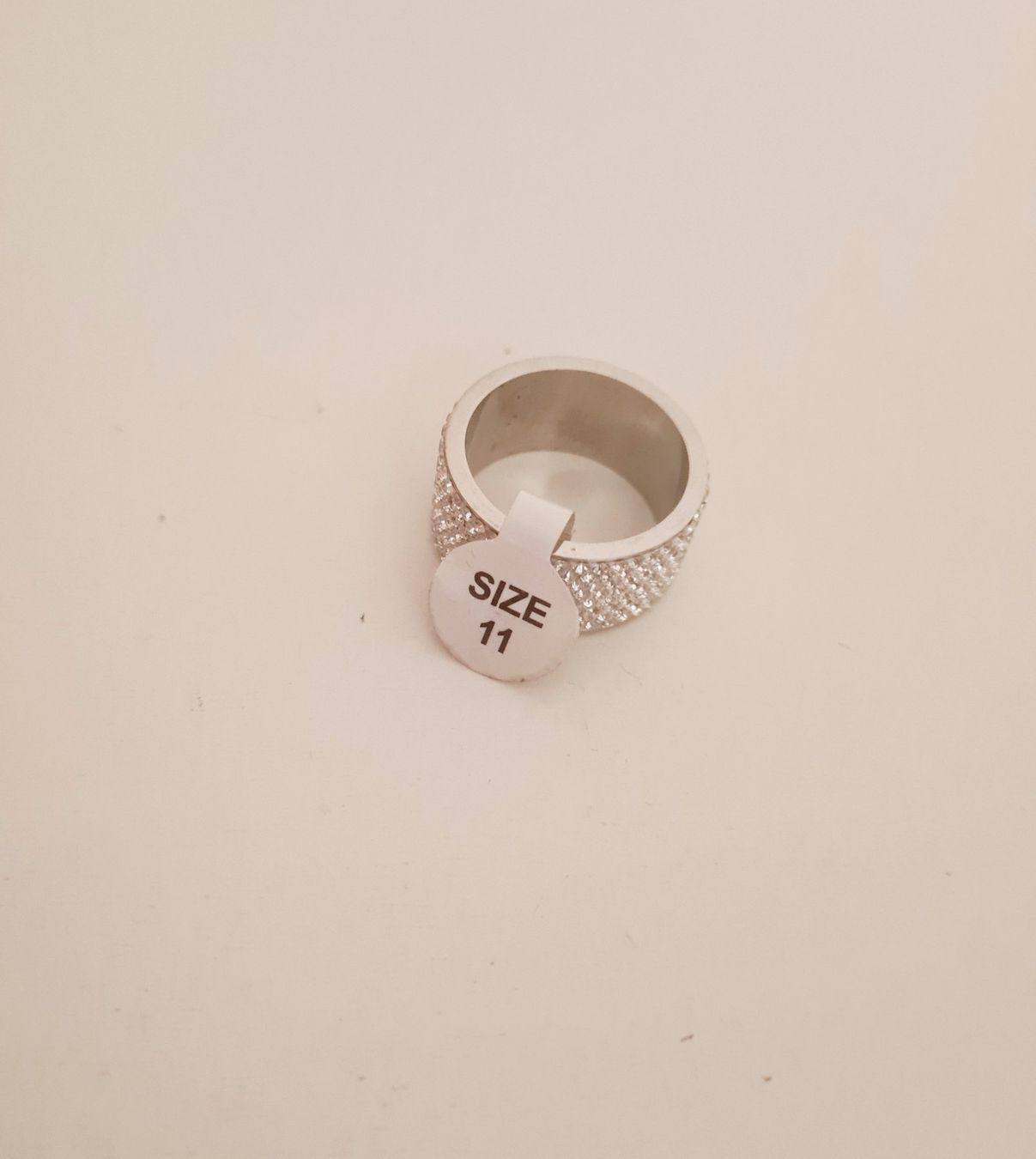 Anelli: Edelstahl Ring Grösse 64 NEU – Nuovo e nell'imballaggio originale da Lyss venduto da waldfee10 2