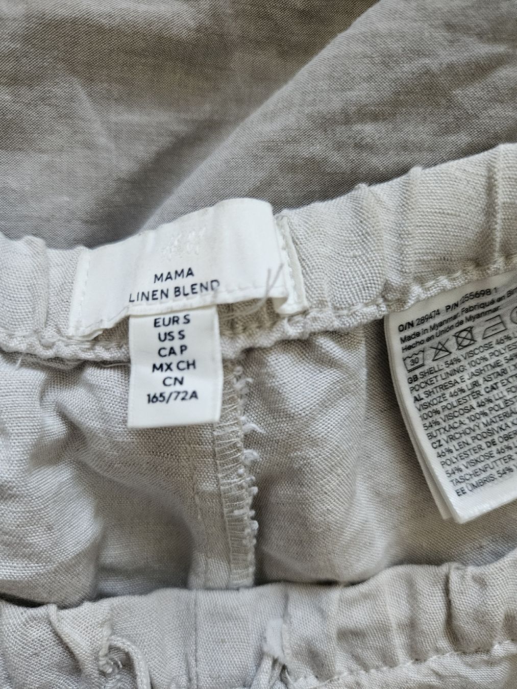 H&M Hosen: H&M Mama Leinenshort, Gr. S – Gebraucht aus Wil SG von an_ka 2