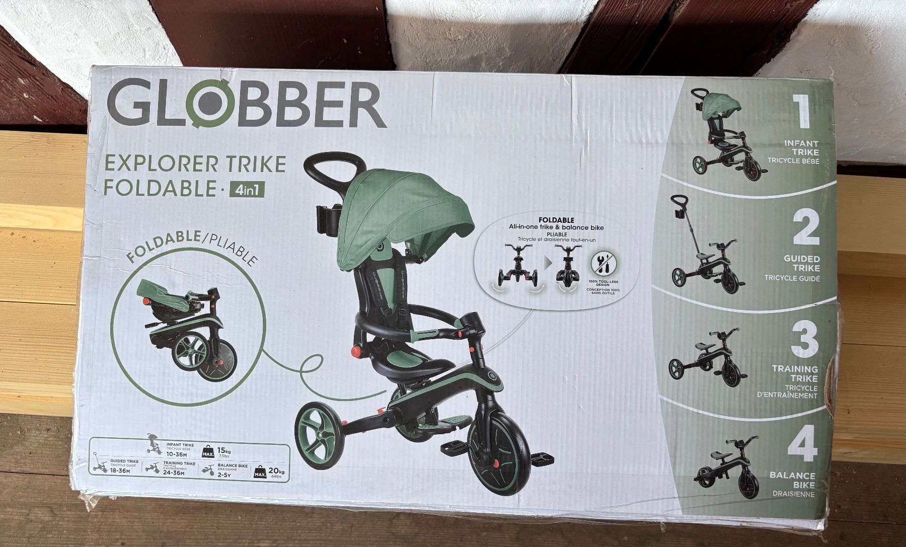 Globber Fahrzeuge für Kinder: Globber 4 in 1 Velo – Gebraucht aus Thalheim an der Thur von PG967