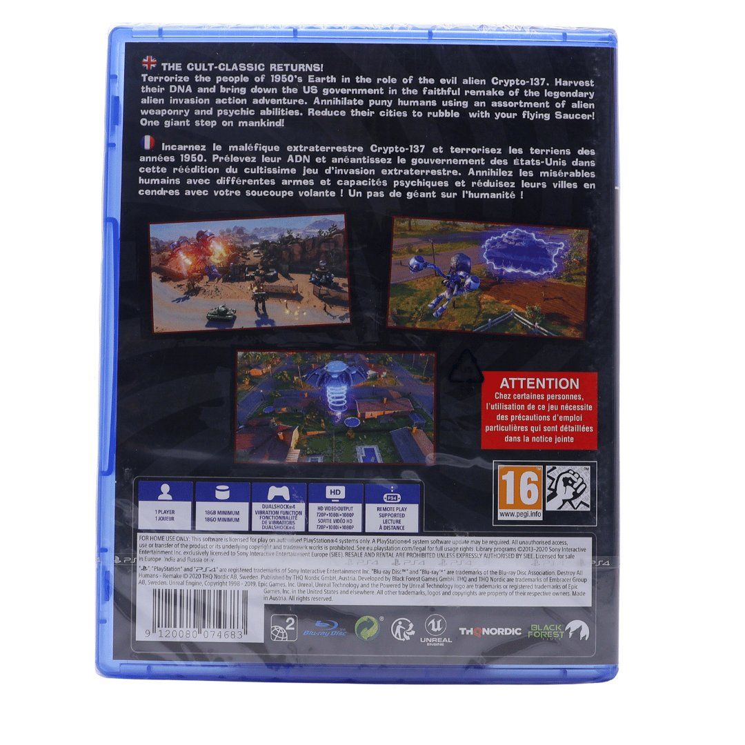 Jeux: Destroy All Humans - PS4 - NEW – Neuf avec emballage d'origine à Paudex par dindeboy 1