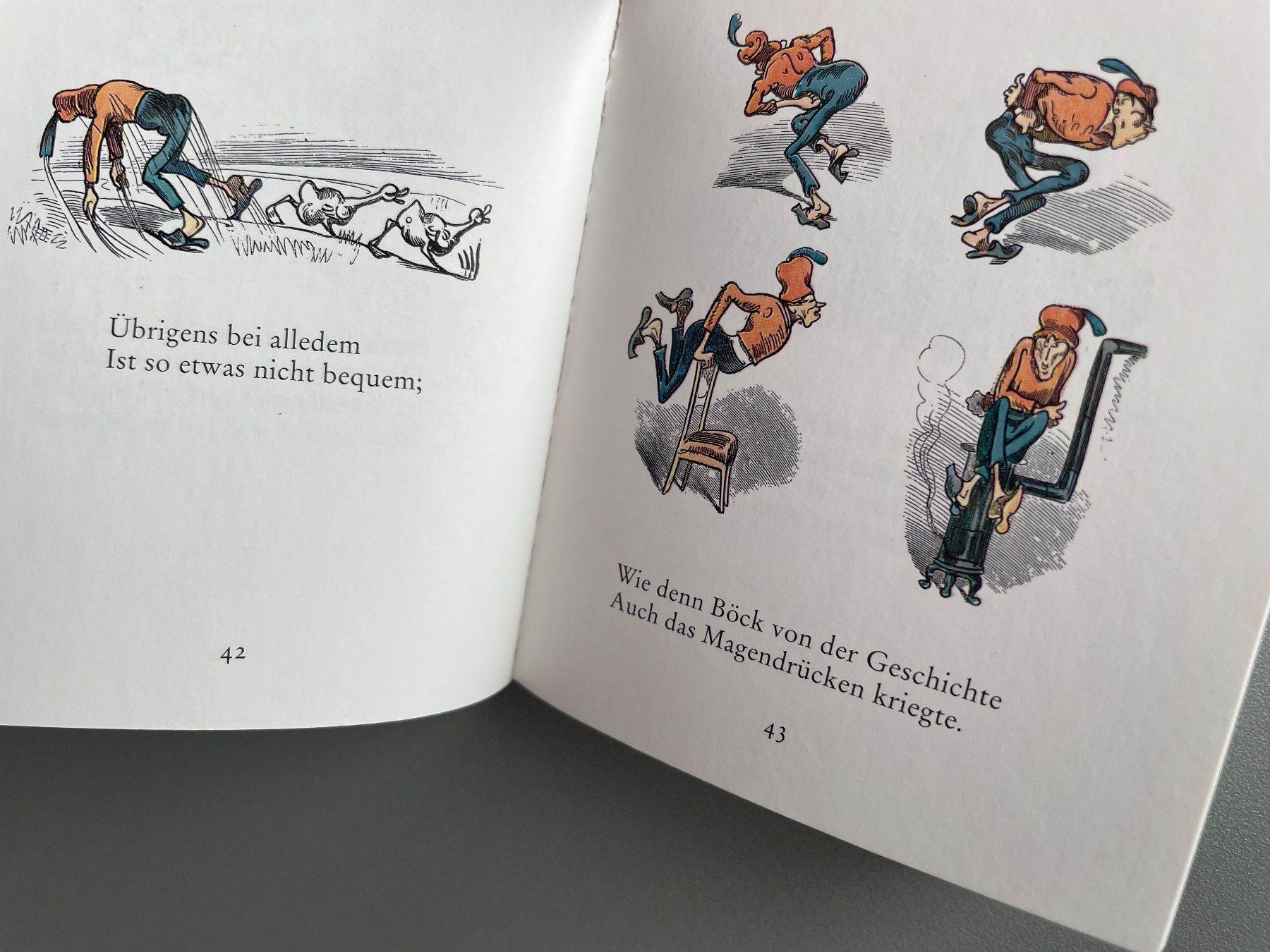 Libri: Mini Buch Max und Moritz, sieben Streiche von Wilhelm Busch – Usato da Füllinsdorf venduto da bienli 5