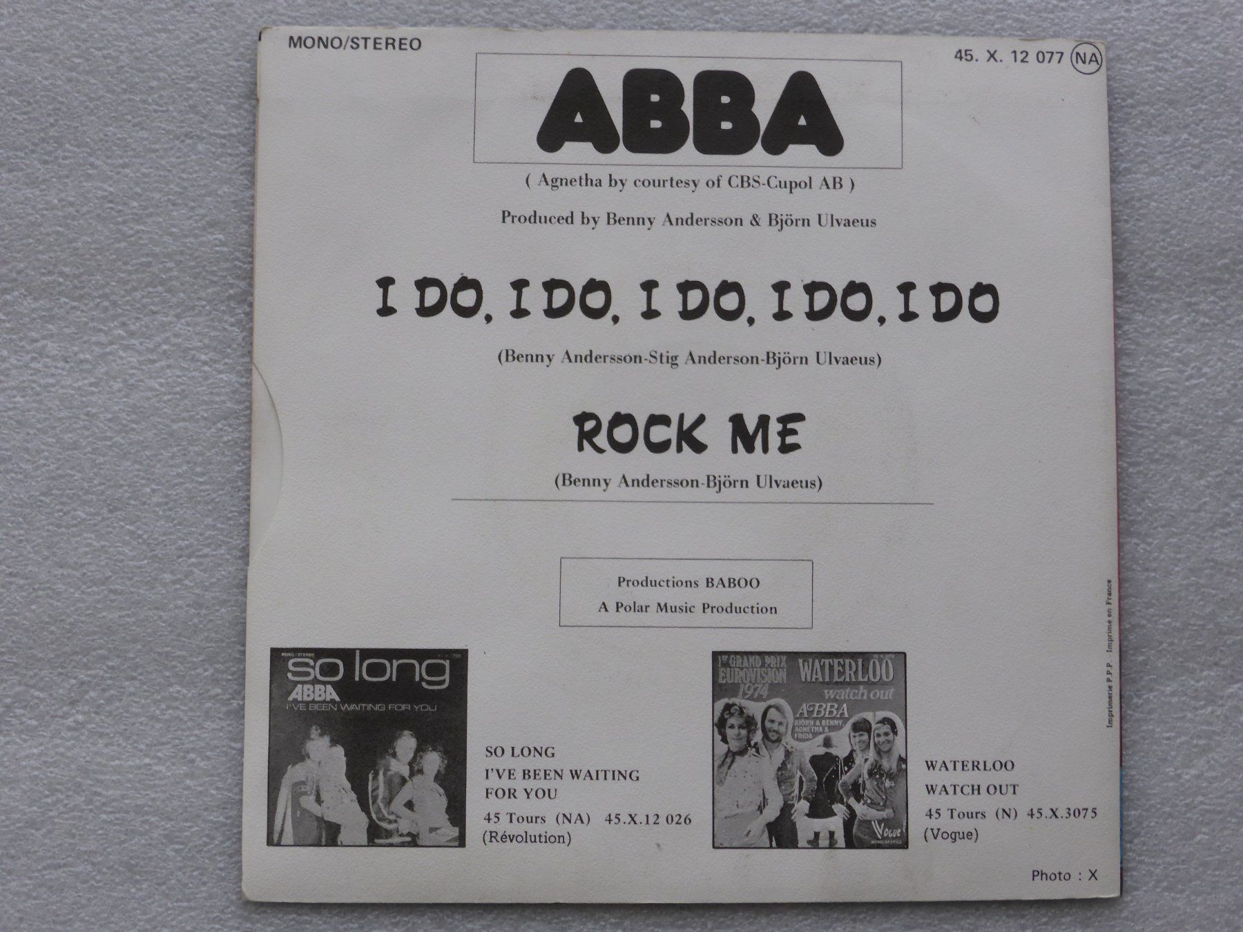 Vinyles: Vinyl Single   ABBA – D'occasion à Küssnacht am Rigi par Mondkinder 3