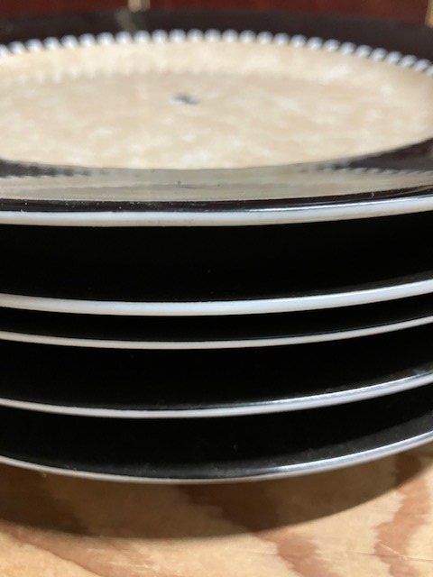 Piatti: diverse teller in crème-schwarz-weiss – Usato da Schwarzenberg LU venduto da kindler007 5