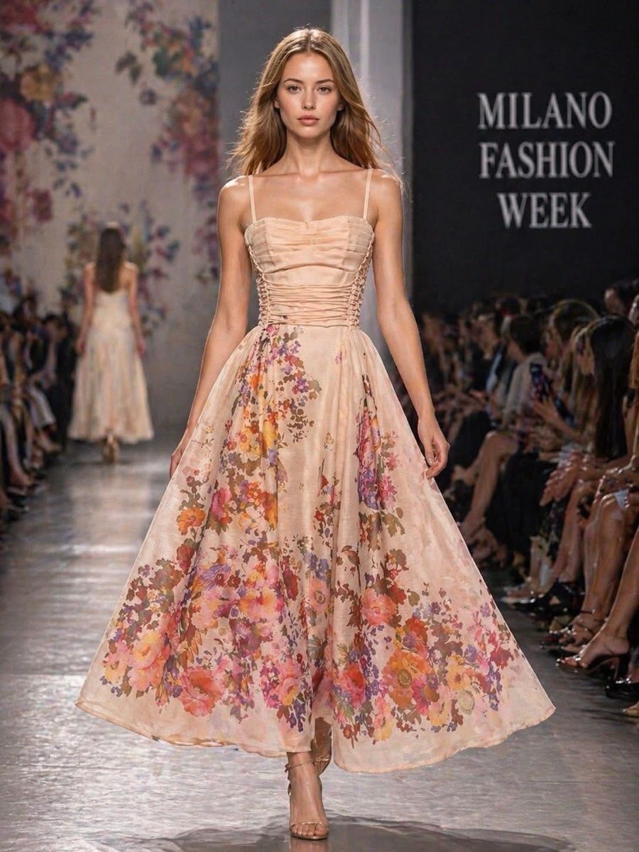 Vestiti: Floral Summer Midi Dress – Nuovo (secondo la descrizione) da St.Josefen venduto da lop_lh8d 2