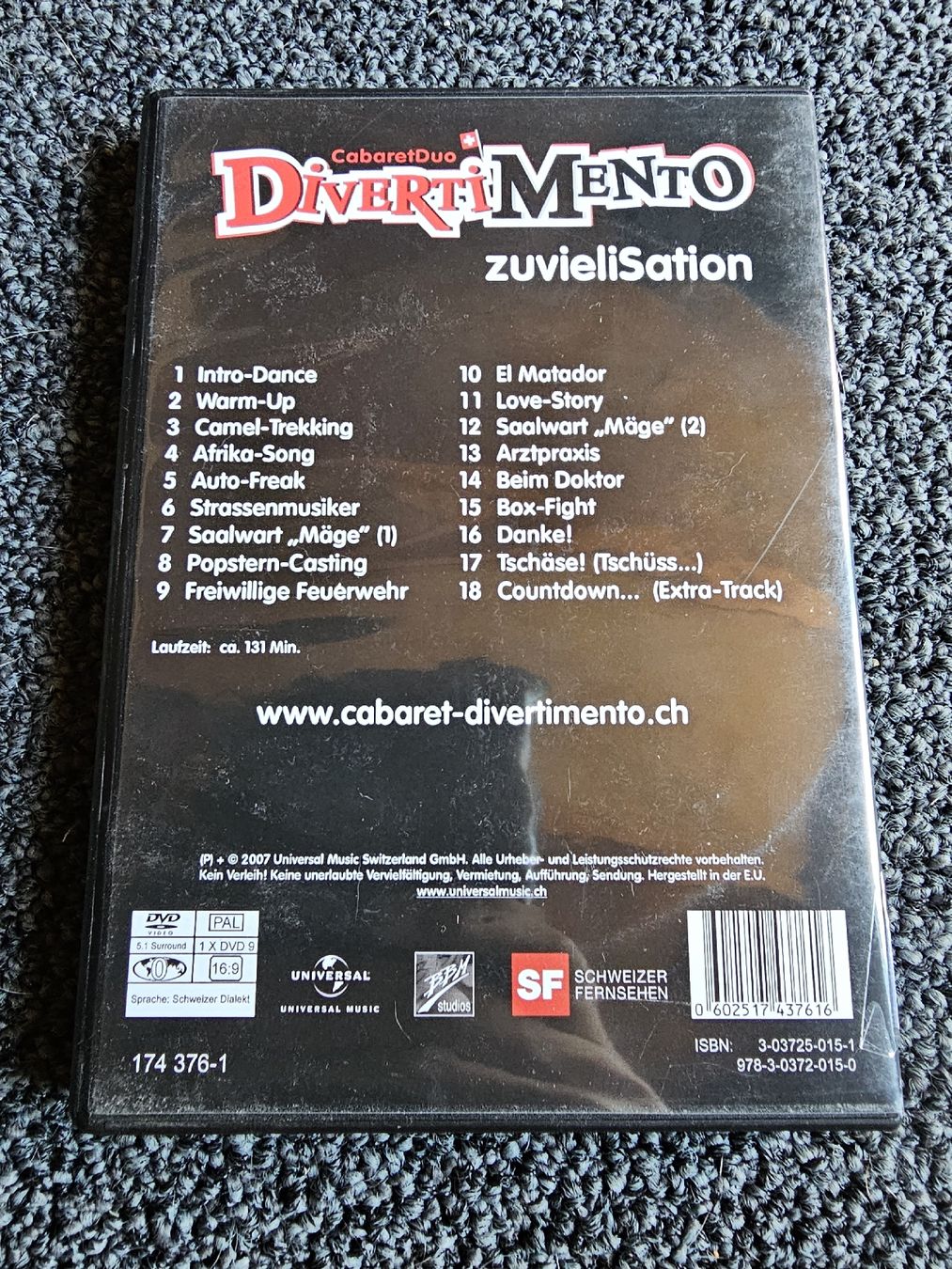 Tutti i DVDs: Diverti Mento (21408) – Usato da Ruswil venduto da jan_bxl5 1