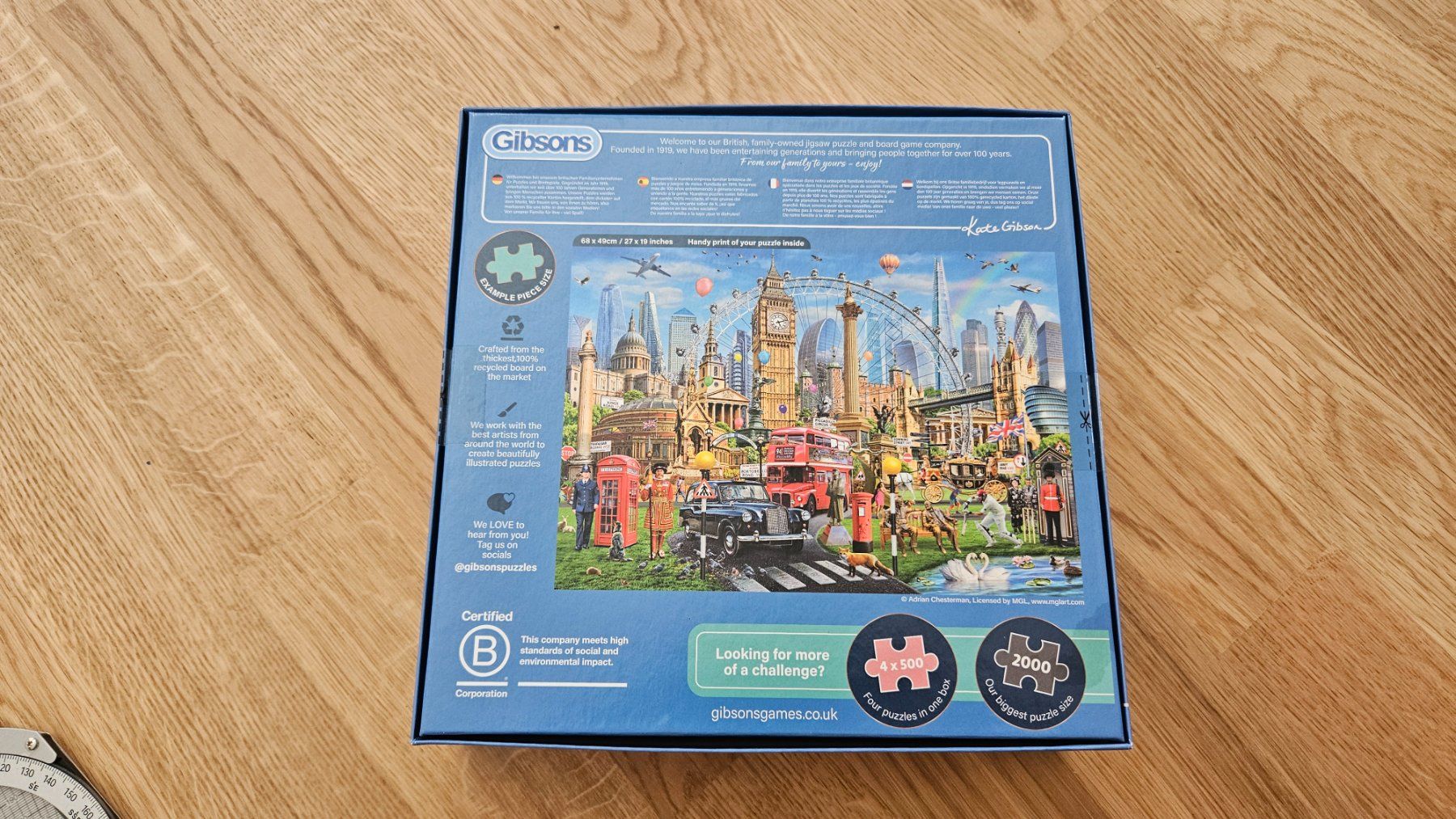 Puzzles: Gibson London Puzzle – Neu und originalverpackt aus Thun von parkmaster3004 1