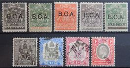 British Central Africa ex. Kat. 1-59 */gest. 1891/1903 Kat.