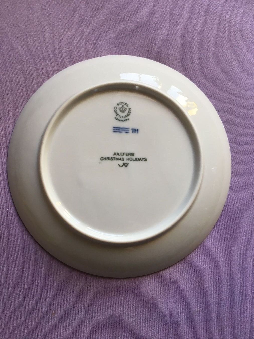 Royal Copenhagen Teller: Porzellan Teller 1986 – Gebraucht aus Bauma von Budgerigar 1