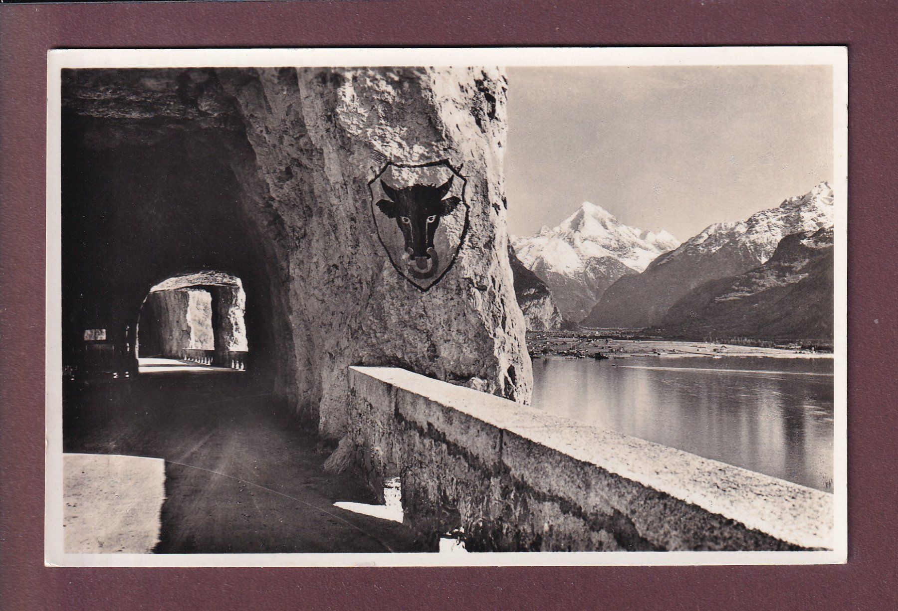 Ansichtskarten: AXENSTRASSE - Gallerie - 1940 – Gebraucht aus Pully von nicecards