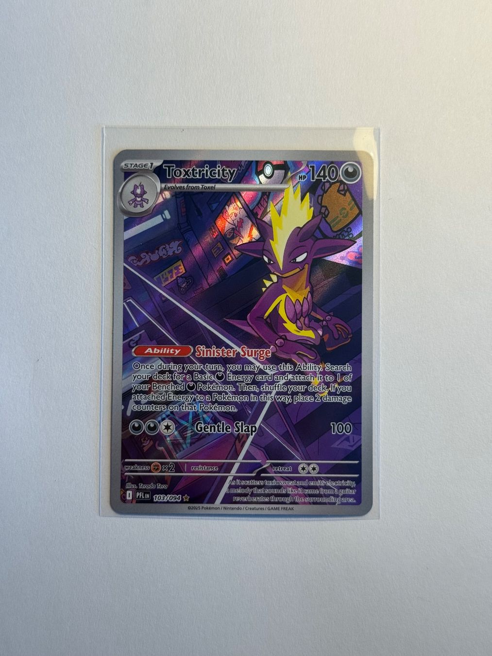 Pokémon Sammelbilder & Trading cards: Pokémon Toxtricity 103/094 – Gebraucht aus Münsingen von mar_n5jw