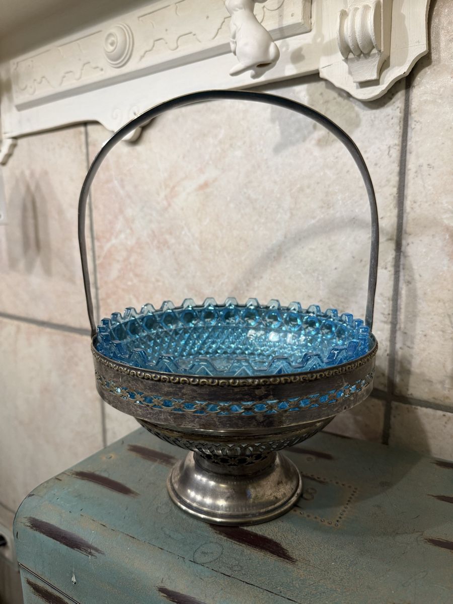 Ciotole: Vintage Schale mit Glaseinsatz – Usato da Schaffhausen venduto da Ibag