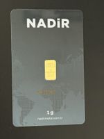 Goldbarren 1g Nadir Rafineri
