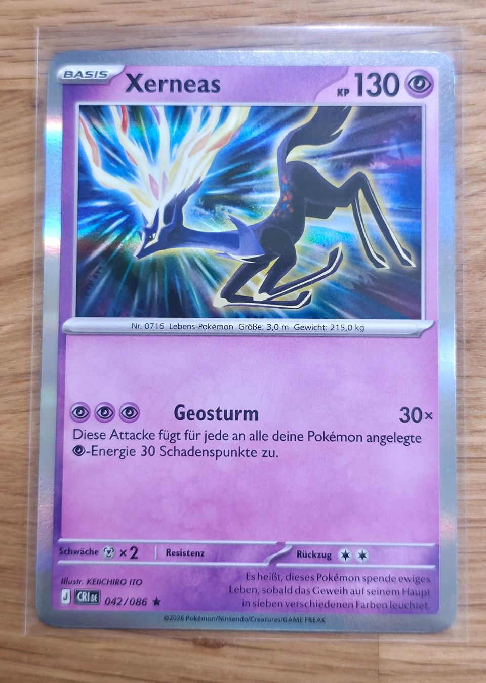 Pokémon Carte collezionabili: Xerneas 042/086 Wachsendes Chaos – Nuovo (secondo la descrizione) da Arbon venduto da Twist05
