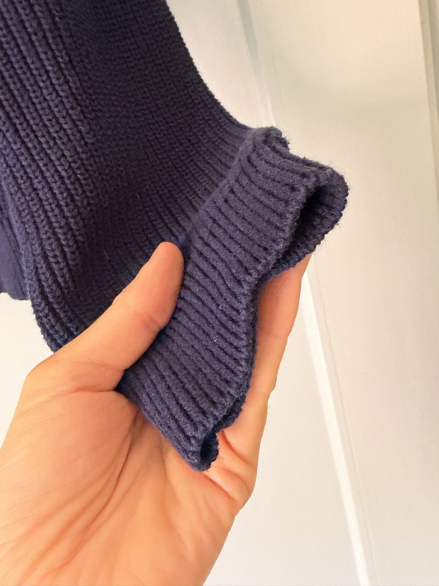 Maglioni & Felpe: Strickpullover aus Baumwolle in Navyblau, Gr. S – Usato da Zürich venduto da 28881084 3