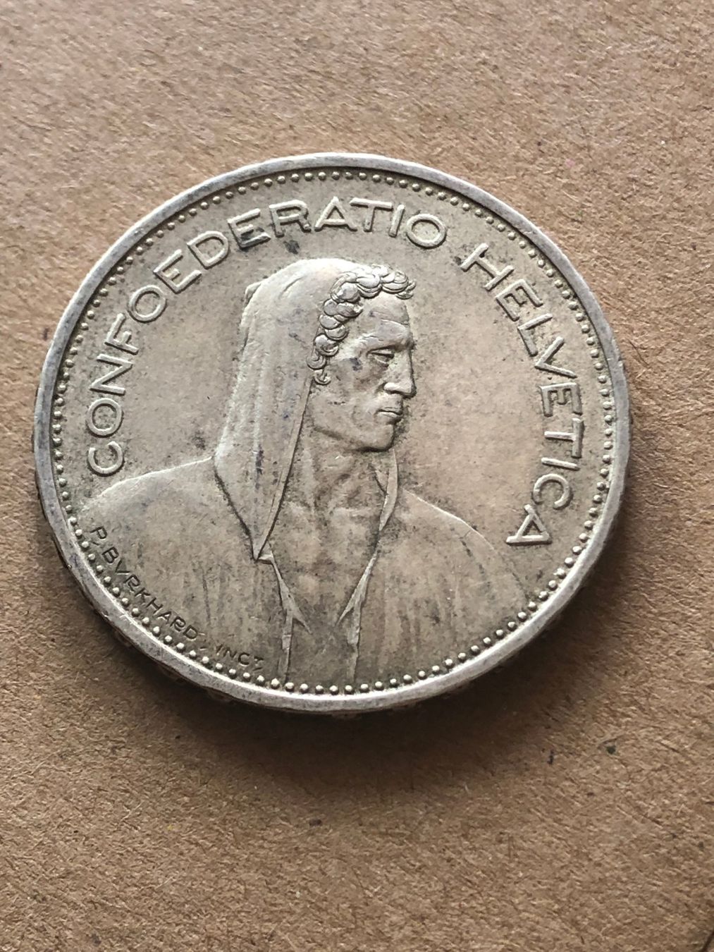 Tutti le monete: 5 Fr. 1933 – Usato da Schötz venduto da Odpa 1
