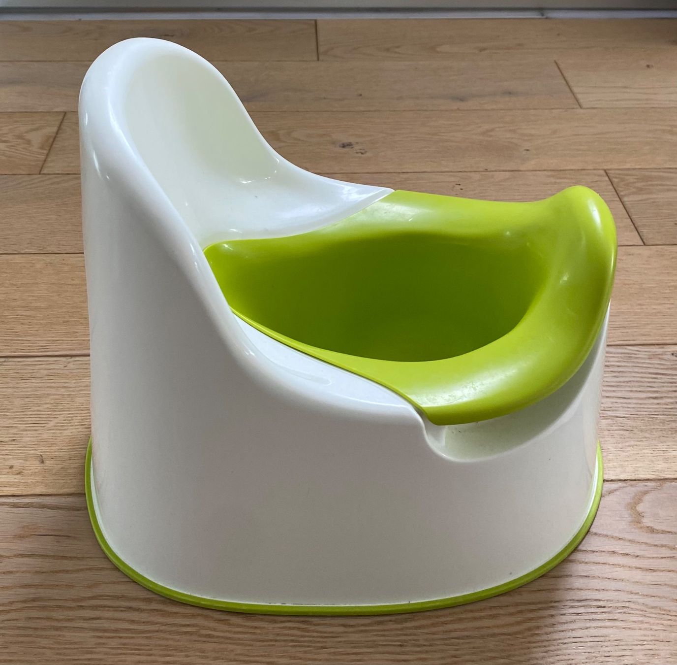 Ikea WC: Ikea LOCKIG - Pot enfant, blanc/vert – Usato da Ipsach venduto da Peggyaria