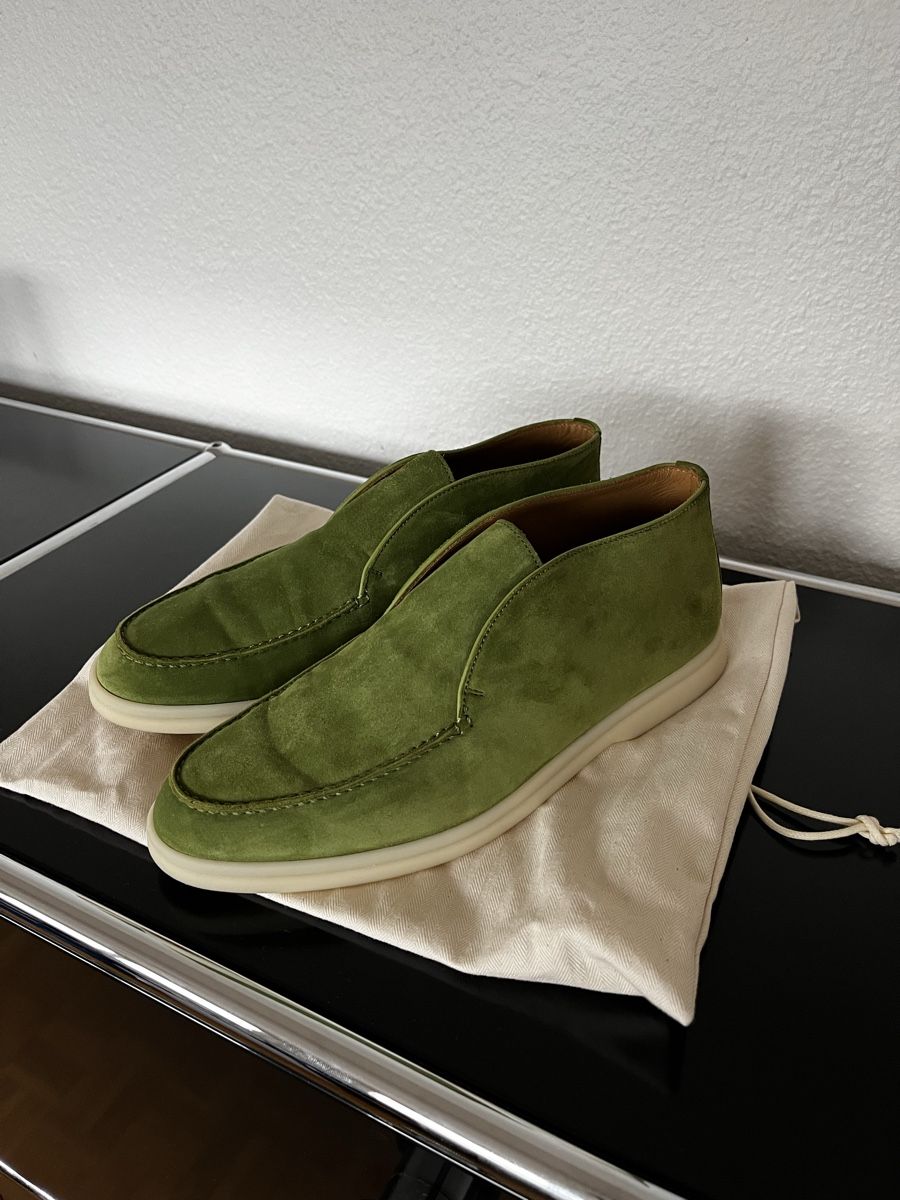 Loro Piana Damenschuhe: Loro Piana Open Walk Green – Neu (gemäss Beschreibung) aus Genève von 3M_JR