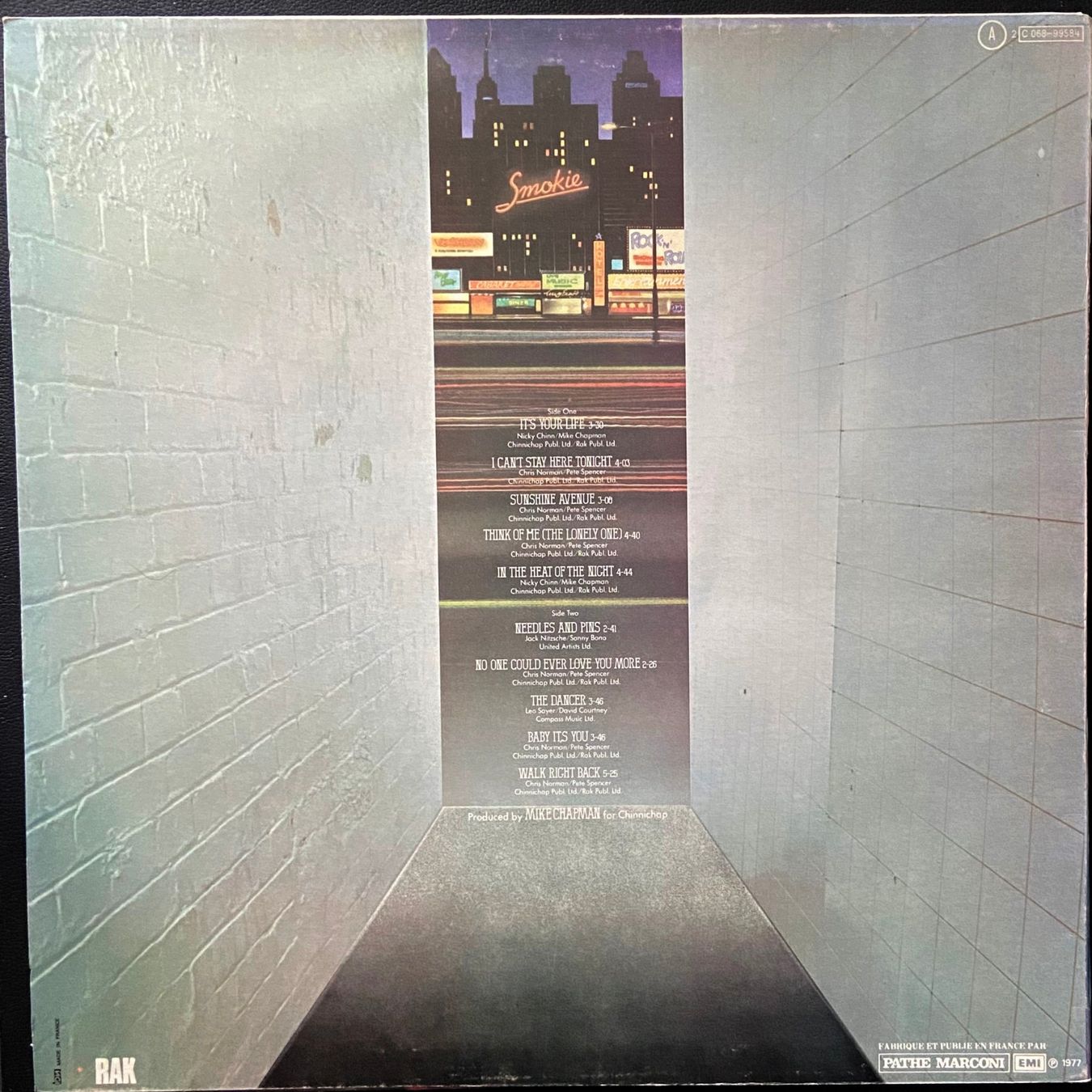 Dischi in vinile: Smokie - Bright Lights & Back Alleys – Usato da Feldbach venduto da CDF10 1
