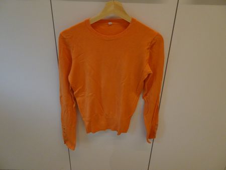 Feinstrick Pulli orange von Takko Gr. XS - 260227