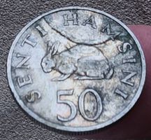 TANSANIEN 50 SENTI 1966