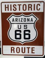 Route 66 ARIZONA Verkehrsschild USA neu