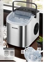 Eiswürfelmaschine Arctic silber 1,2 l Wassertank