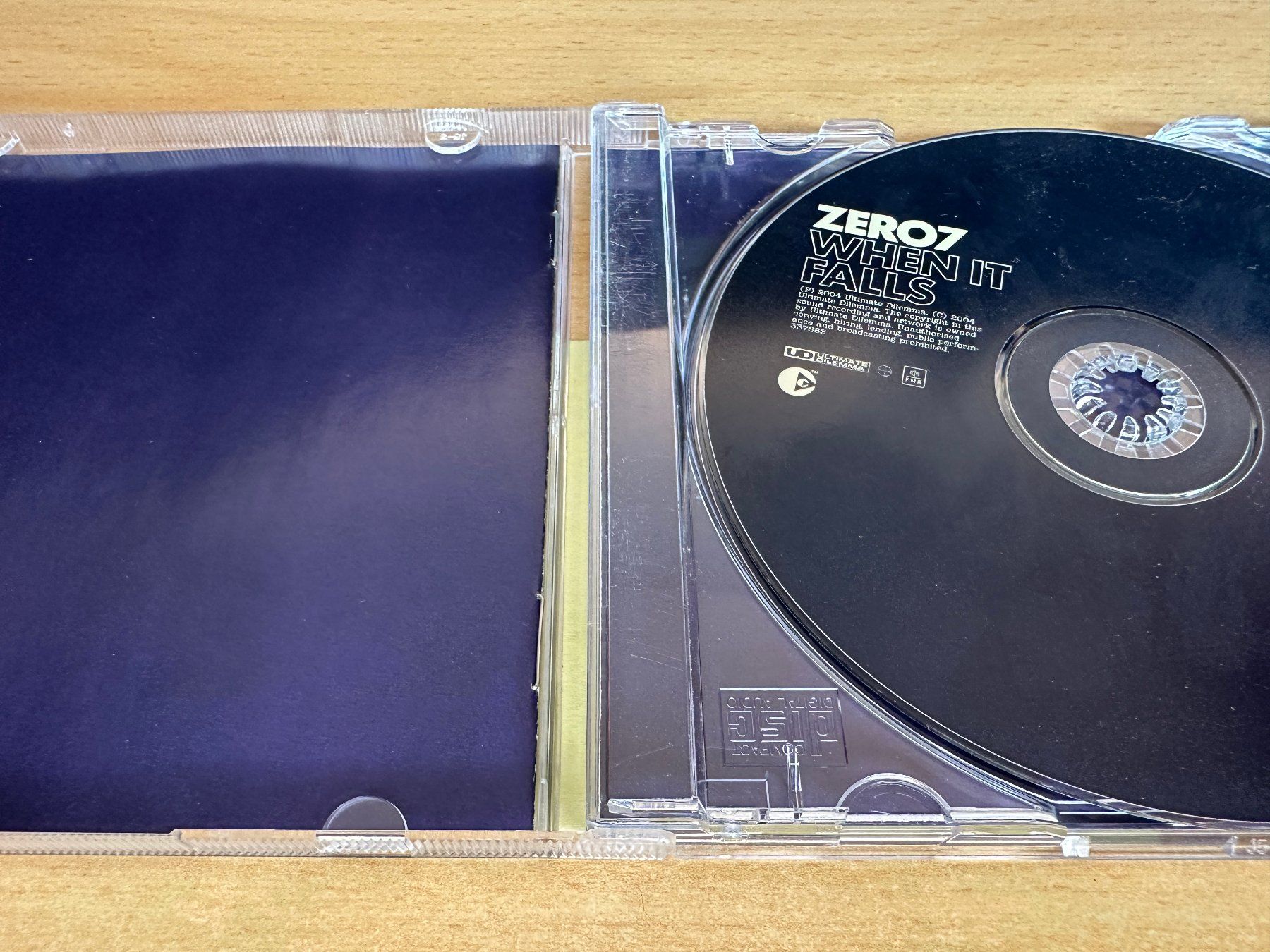 CD: Zero 7 – When It Falls – Usato da Rikon im Tösstal venduto da Alpenmutz 2