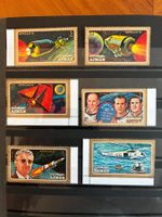Briefmarken Apollo 15 Ajman Satz gut erhalten