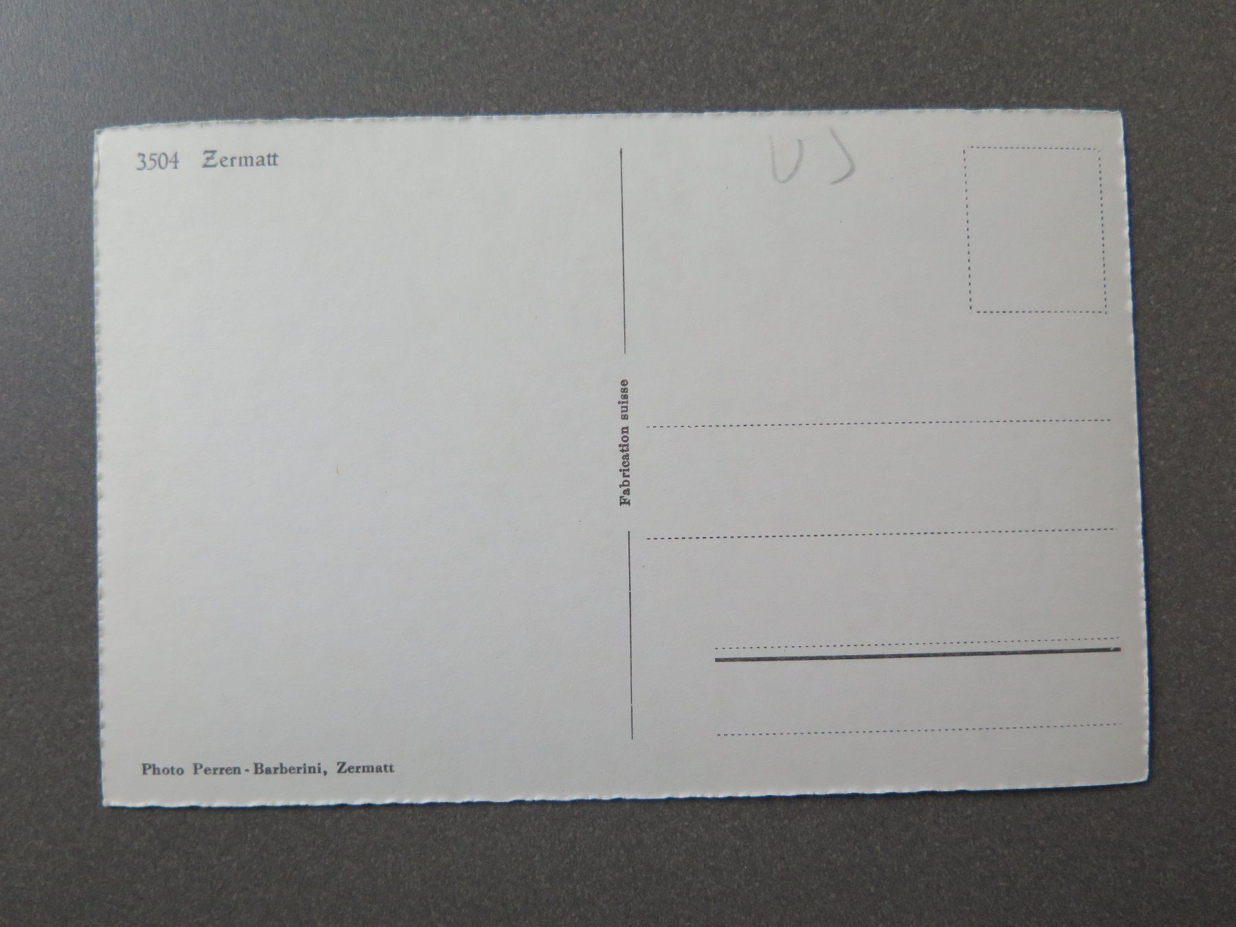 Cartoline postali: ZERMATT - UNGEWOHNTE ANSICHT!!! – Usato da Wittenbach venduto da lipasal 1