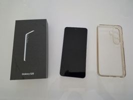 Smartphone Samsung Galaxy S25 128GB icy blue mit Hulle