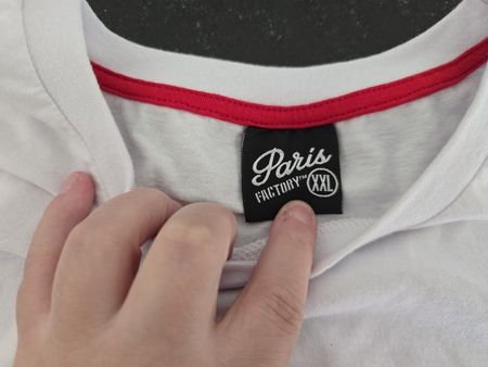 T SHIRT WEISS PARIS GRÖSSE 2XL ZUSTAND WIE NEU