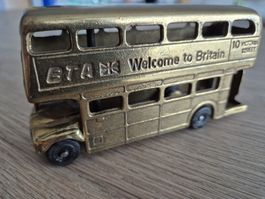 Doppeldecker Bus "Welcome to Britain" Vintage 1960er