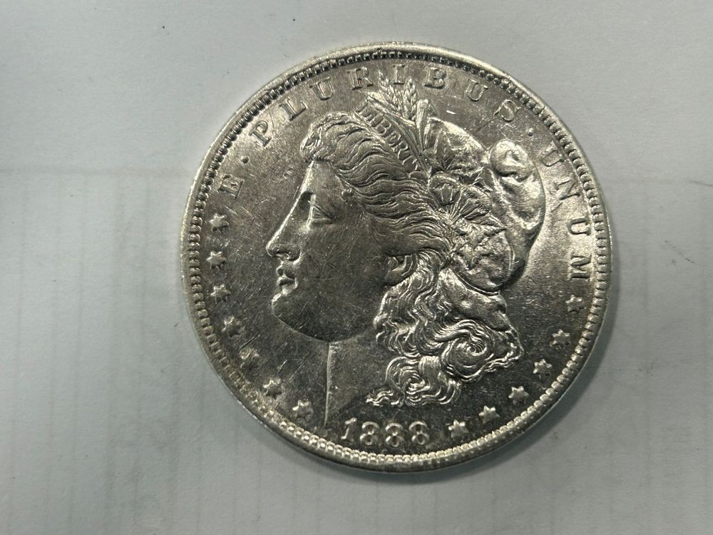 YunBest Morgan Silber-Dollar Nachbildung – Versilbert, 4,5 Cm, Als Sammlerstück