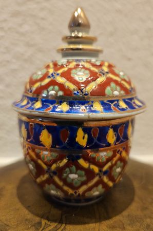 Asiatisch Porzellandose Thailand Dose Schatulle Deko Vintage
