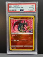 Pokémon 2022 Pokemon GO Radiant Charizard 011 GEM MT PSA 10