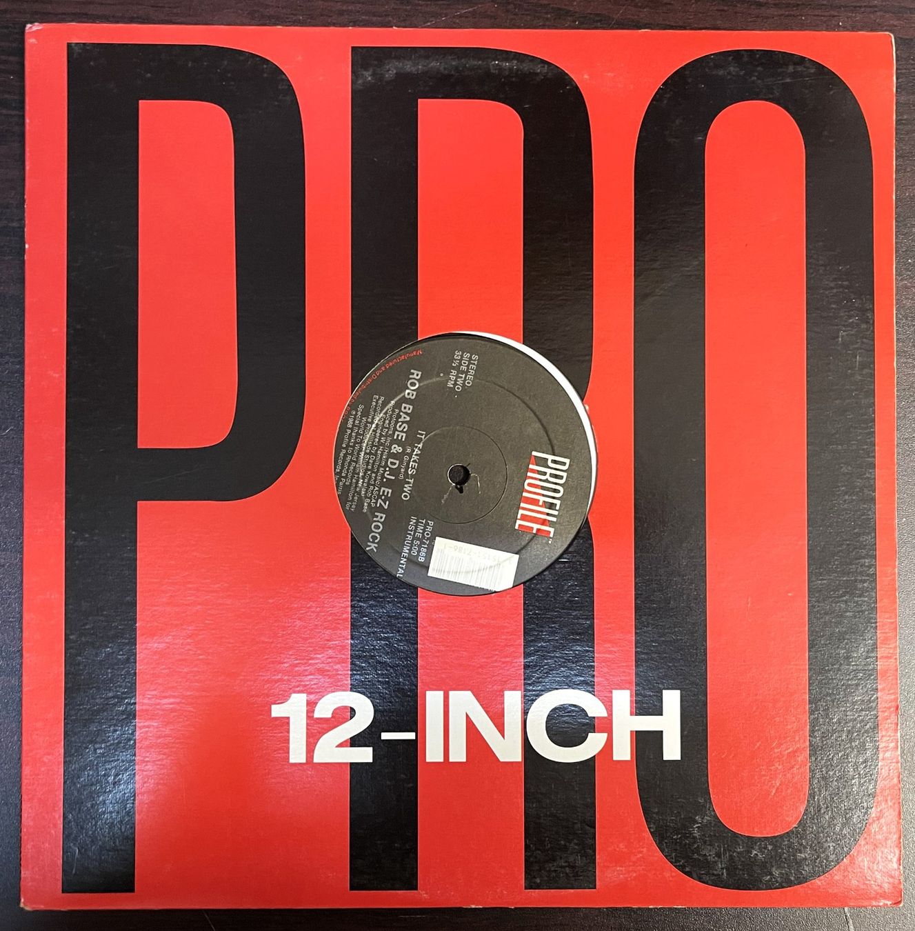 Dischi in vinile: It Takes Two , Rob Base & DJ E-Z Rock Vinyl – Usato da Oftringen venduto da Vucki 1