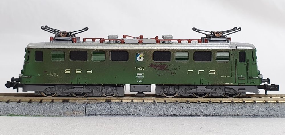 Minitrix N - 2936 - Locomotive électrique - Ae 6/6
