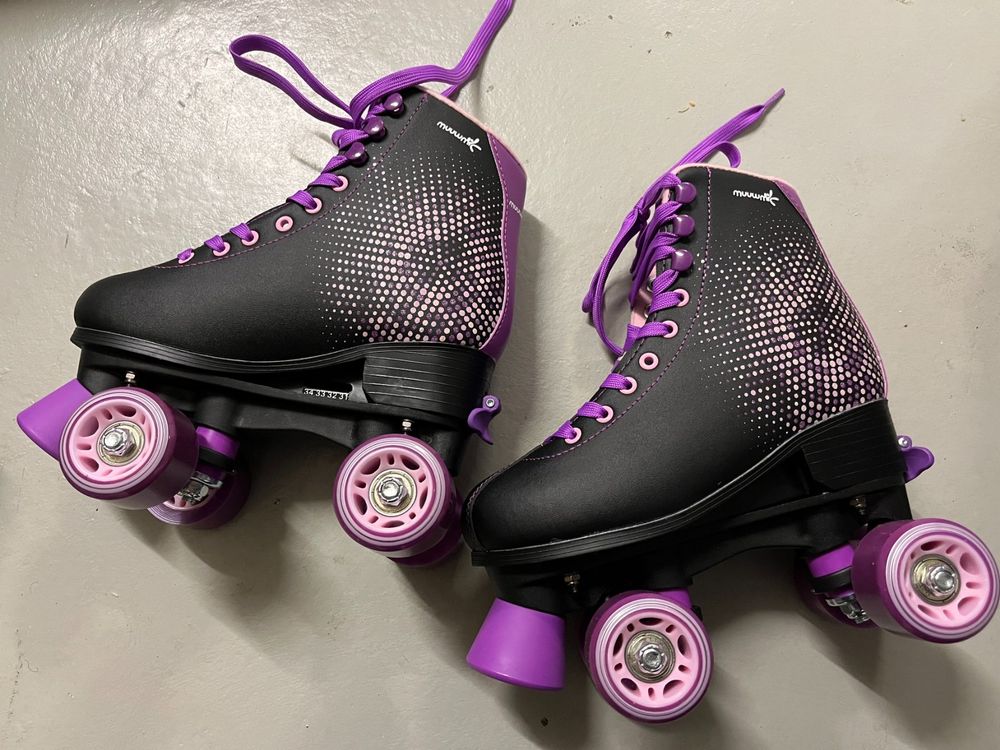 Raven Trista Rollschuhe – White/Pink – Größenverstellbar 31-34 (20-21,5 Cm) – 54mm Rollen, ABEC 7, Composite Chassis