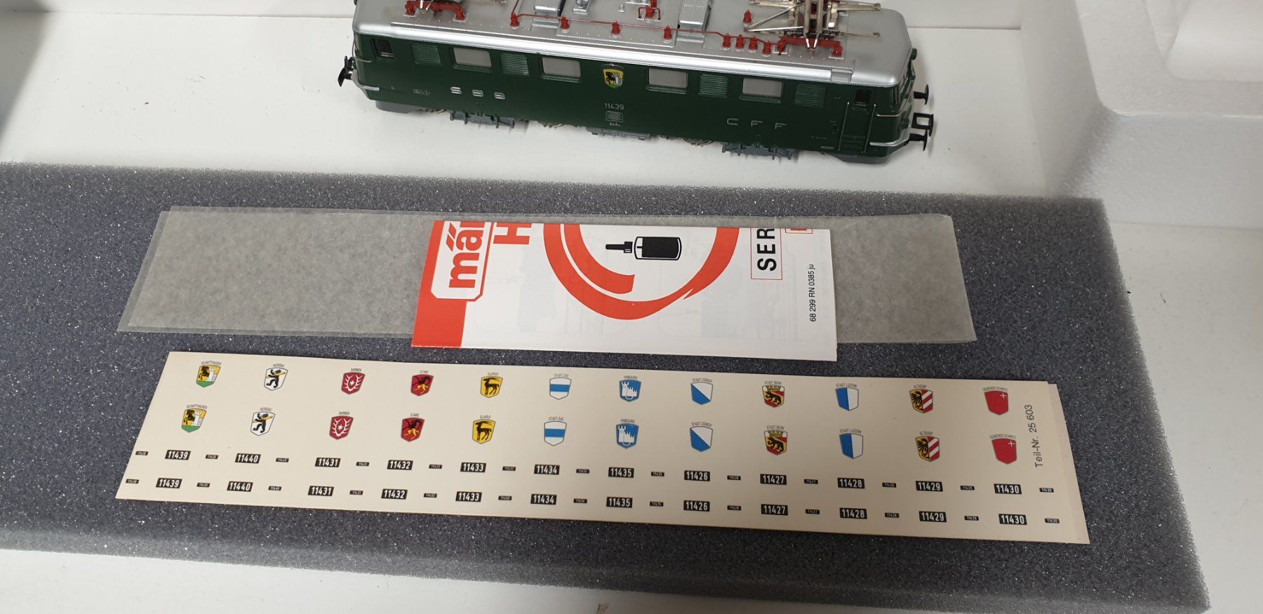 Märklin Modellini di ferrovie: Märklin SBB Ae6/6 H0/AC  3350 – Usato da Geroldswil venduto da TopTrain54 2