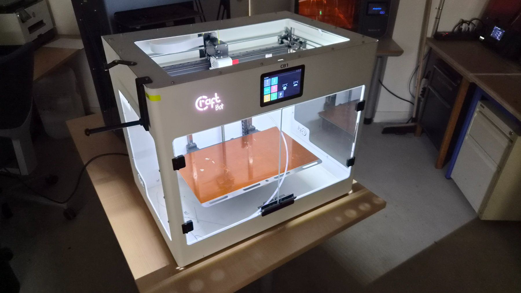 3D Drucker: 3D Drucker Craftbot FLOW IDEX weiss gebraucht – Defekt aus Wildegg von scho_pla 1