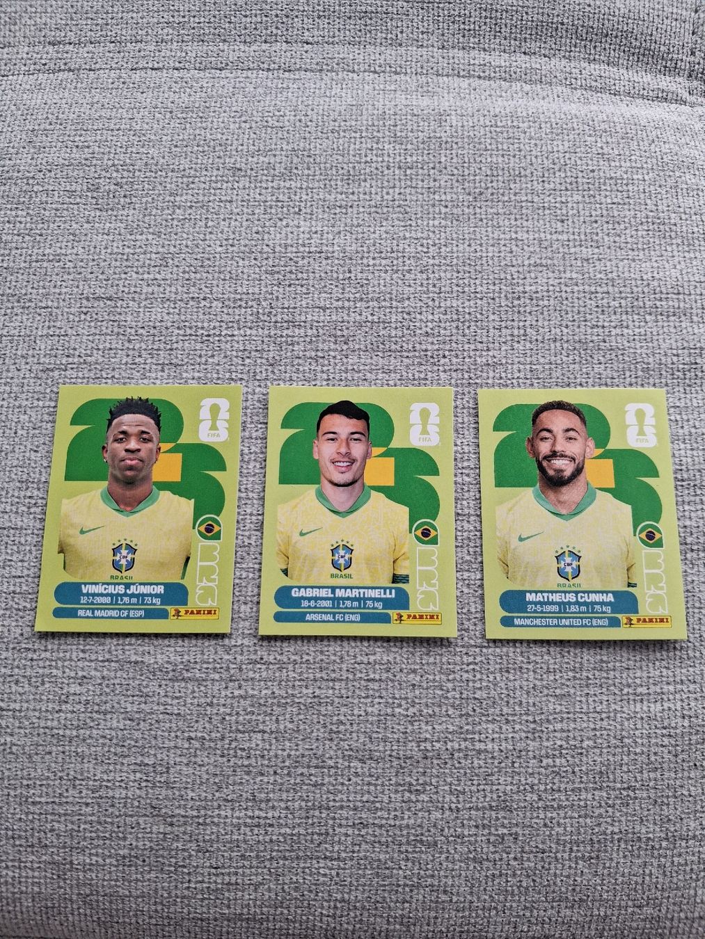 Panini Carte collezionabili: Panini Brasilien SturmTrio – Nuovo (secondo la descrizione) da St. Gallen venduto da Nitrol910