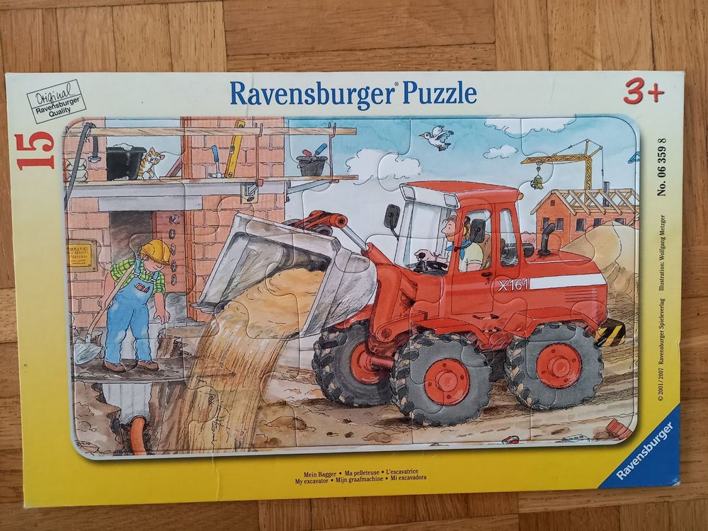  Ravensburger Puzzle 15 Teile ab 3 Jahre 