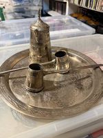 Orientalisches Kaffeeset  Tablett, Kannen, Mokkakännchen