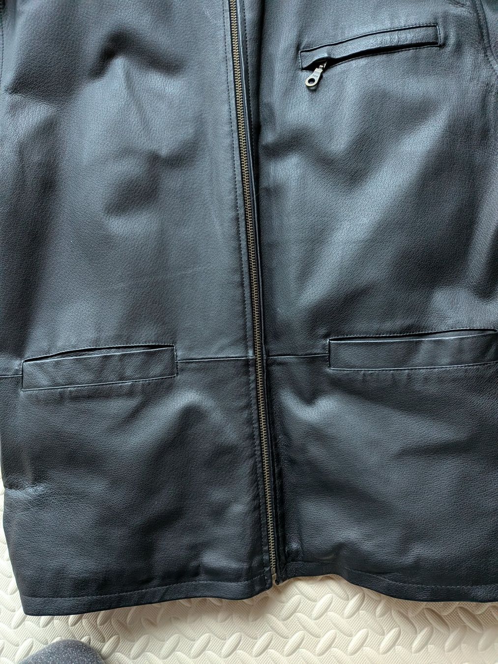 Giacche: Schwarze Lederjacke Herren Grösse 46 – Usato da Altdorf UR venduto da Brandli 4
