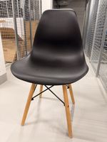 Stylish Modern Scandinavian Jaspen Black Chairs Set